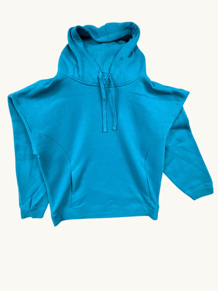 Active Blue Fleece Pullover Hoodie