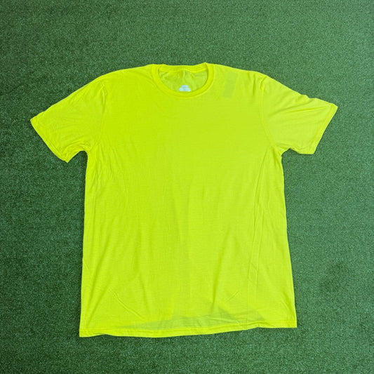 Yellow Strike Crew Neck Tee