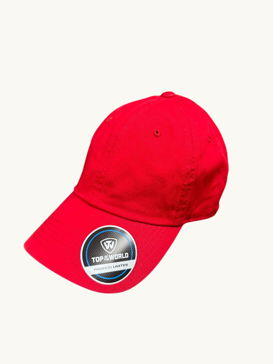 Undecorated Adjustable Curved Bill Cap