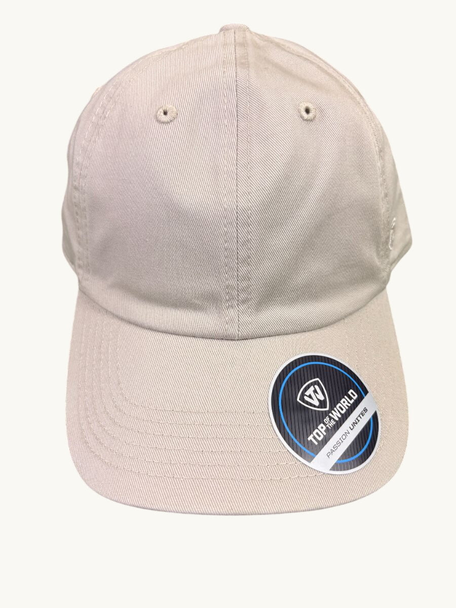 Undecorated Adjustable Curved Bill Cap