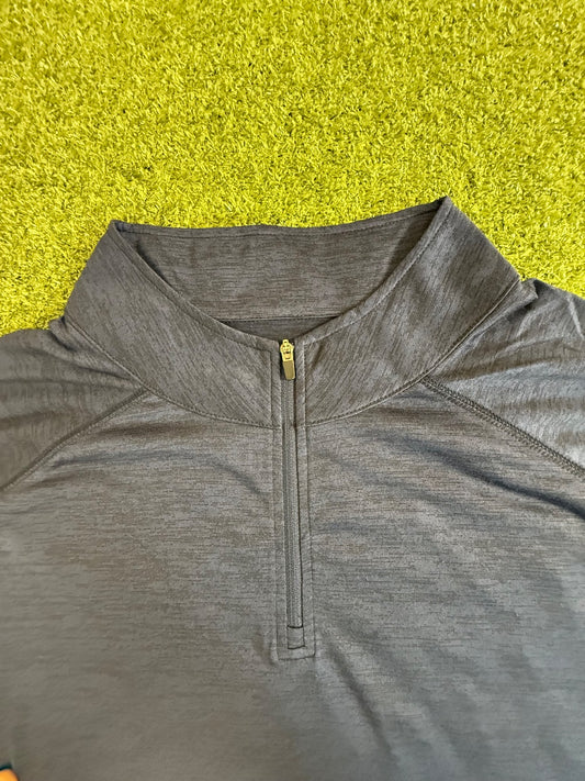 Adult Long Sleeve 1/4 Zip Mock Neck Pullover
