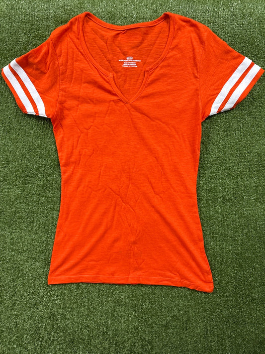 Undecorated Women's Short Sleeve Notch Neck Tee