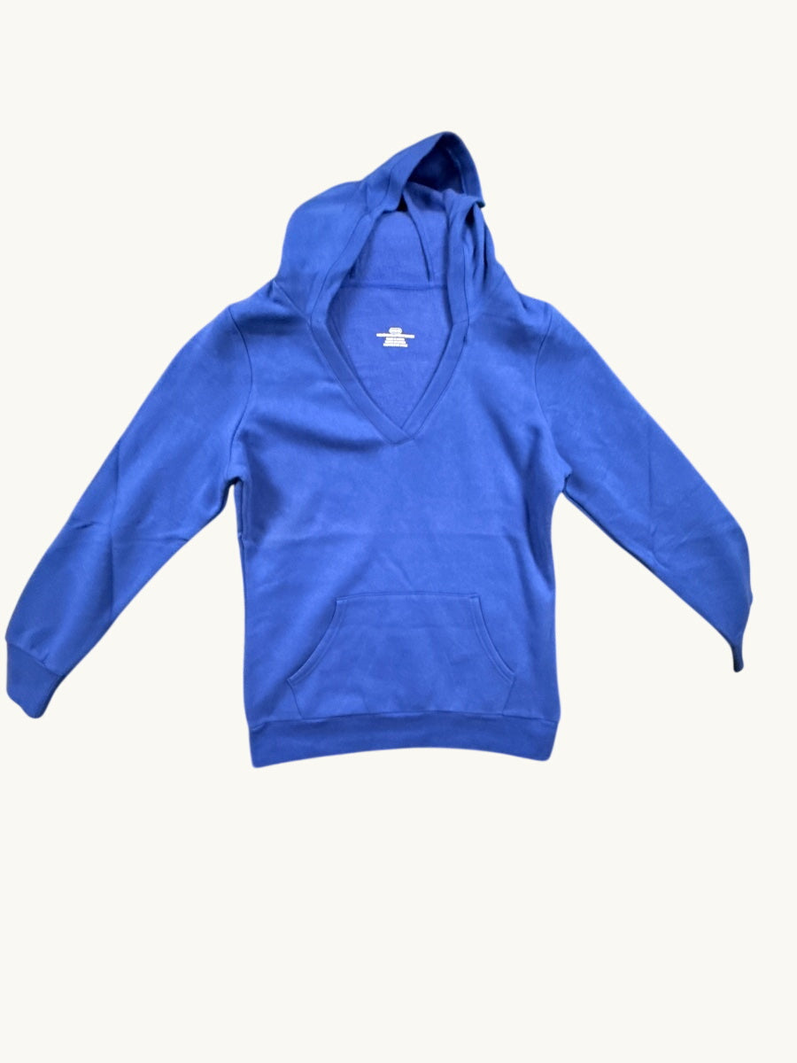 Top de cuello cruzado Deep Royal para mujer