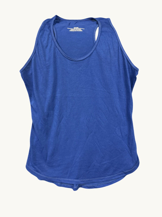 Camiseta sin mangas de cuello redondo con espalda deportiva para mujer