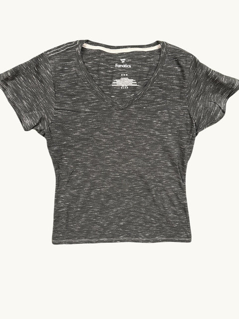 Nebula Dark Gray Short Sleeve V-Neck Tee