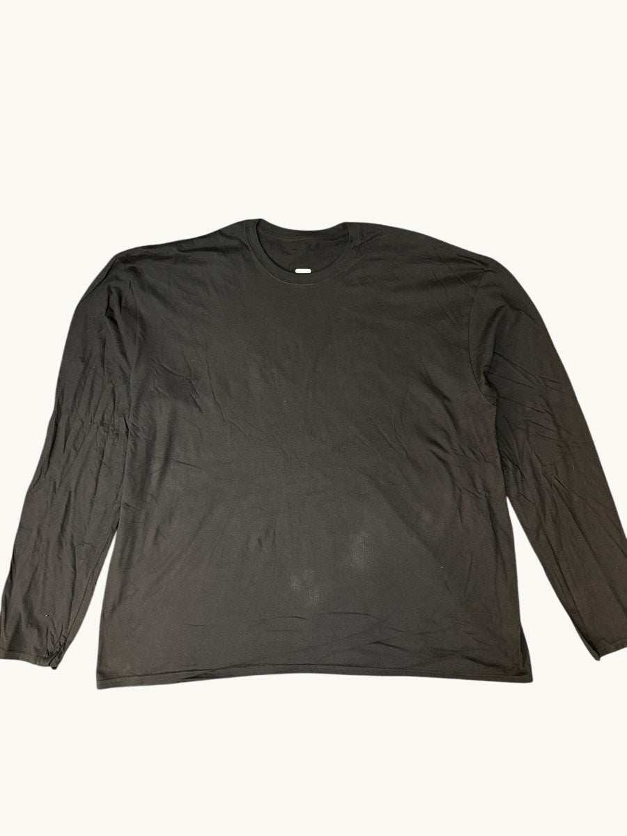 Camiseta de manga larga con cuello redondo (tallas grandes)
