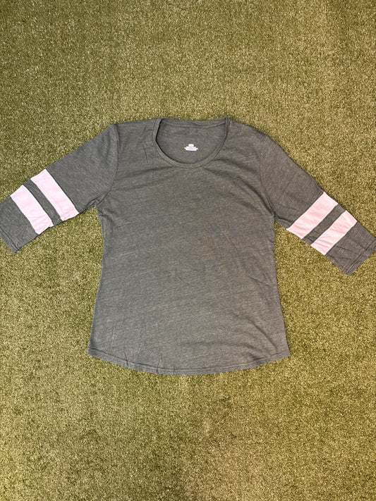 Adult Long Sleeve Crew Neck Raglan Sweatshirt