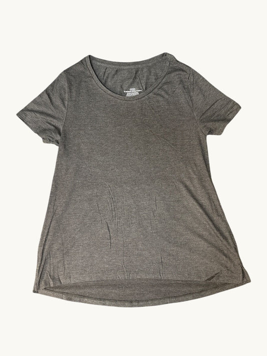 Undecorated Women's Short Sleeve Open Neck Loose Fit Top