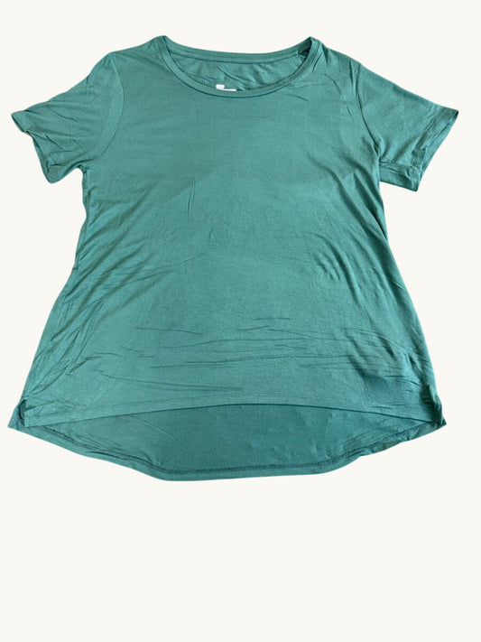 Top de cuello abierto y corte holgado para mujer