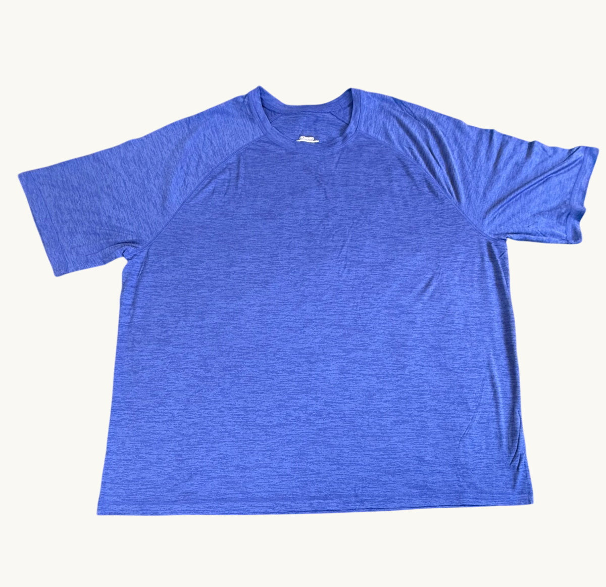 Raglan de cuello redondo y manga corta estriado (2G08-708M)