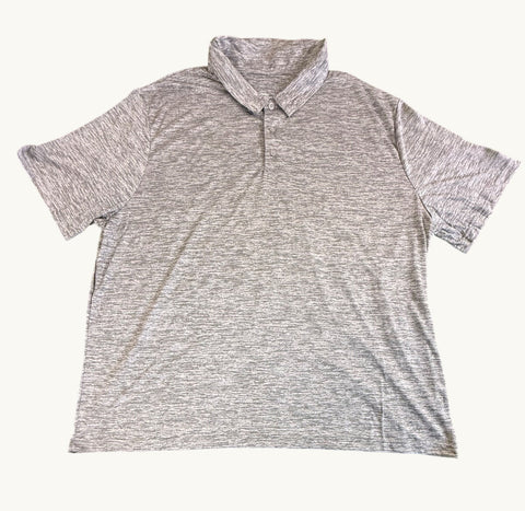 Slate Gray Striated Polo