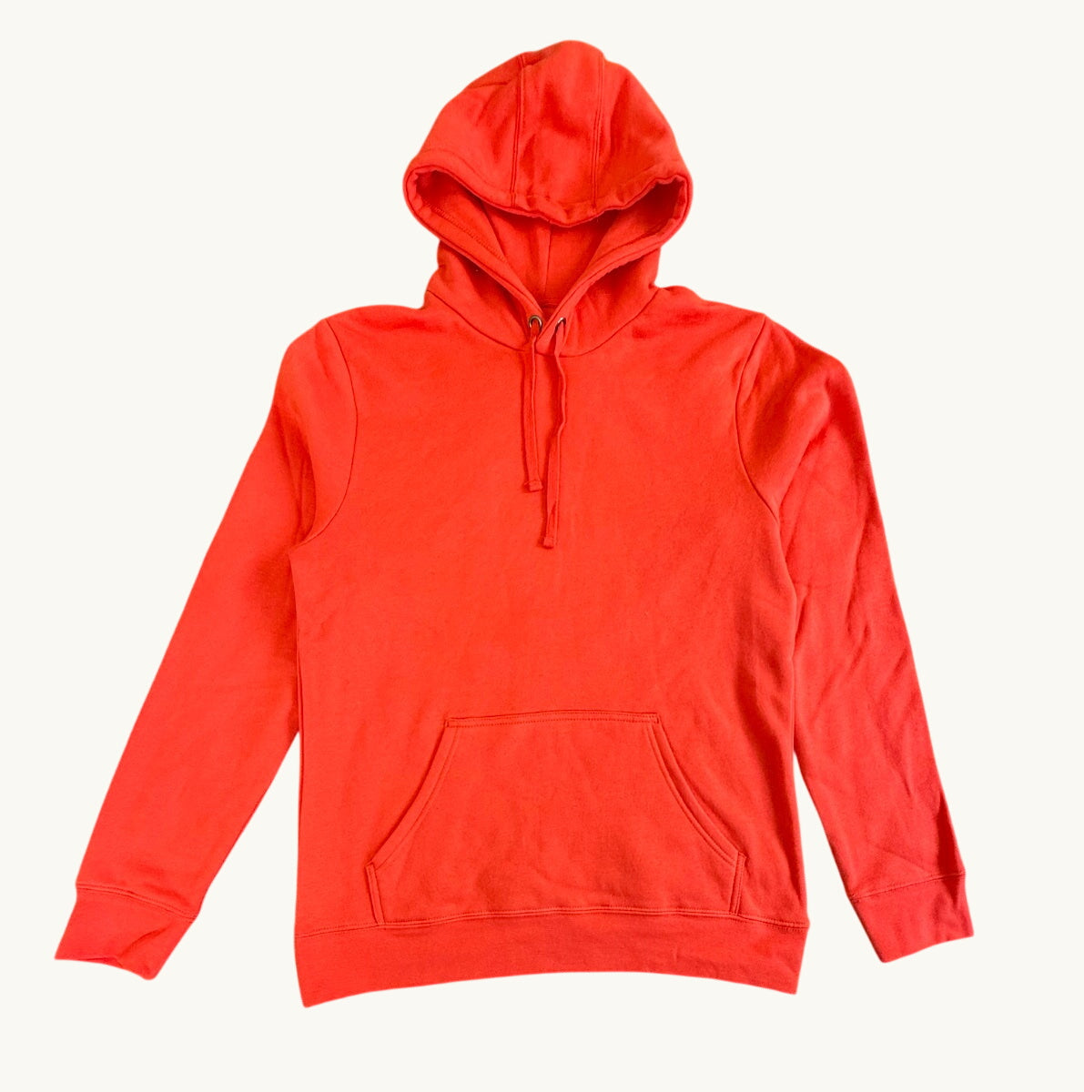 Sudadera con capucha deportiva roja