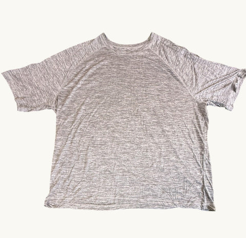 Slate Gray Short Sleeve Crew Neck Raglan (4XL–5XL)