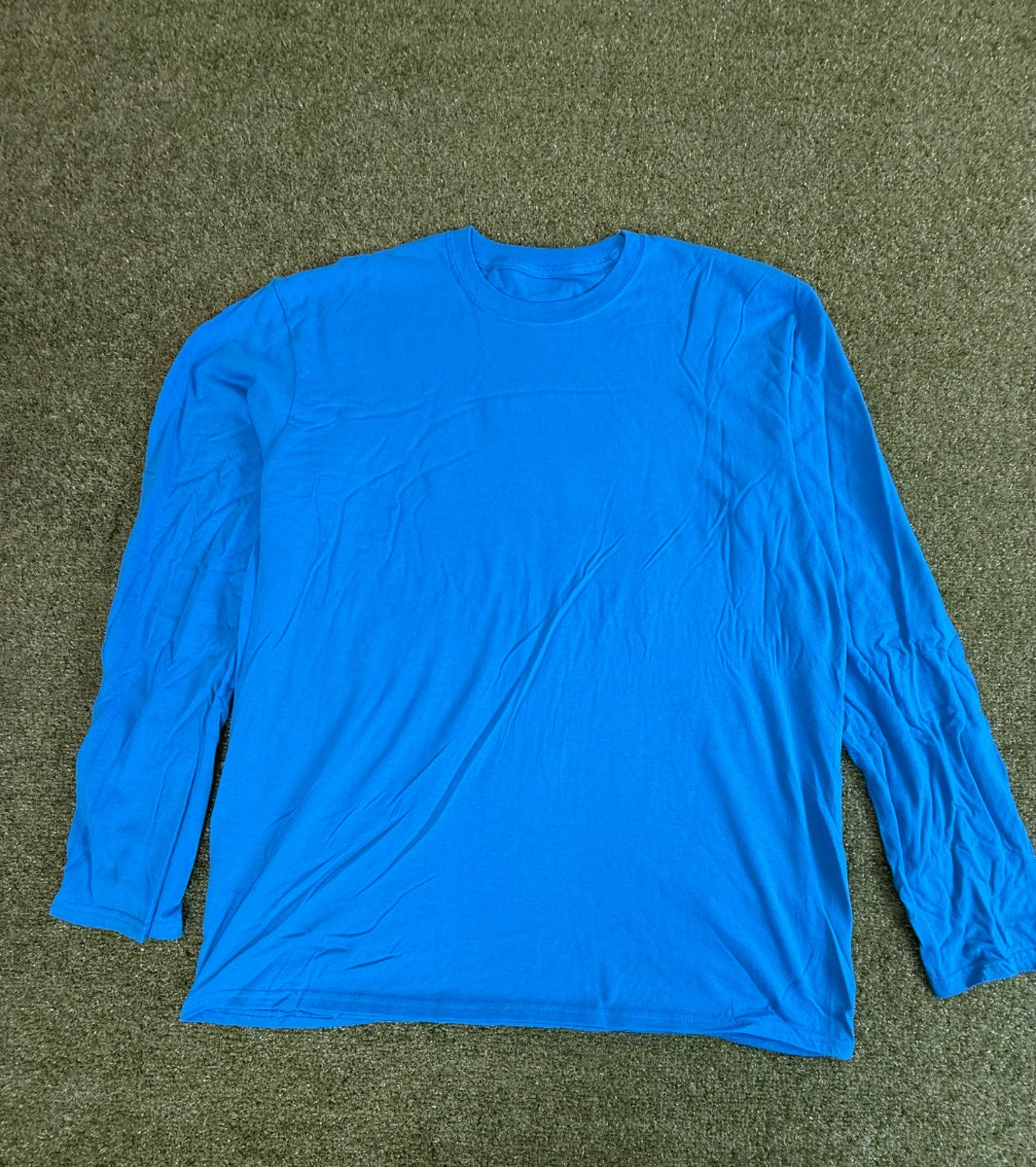 Undecorated Adult Long Sleeve Crew Neck Tee
