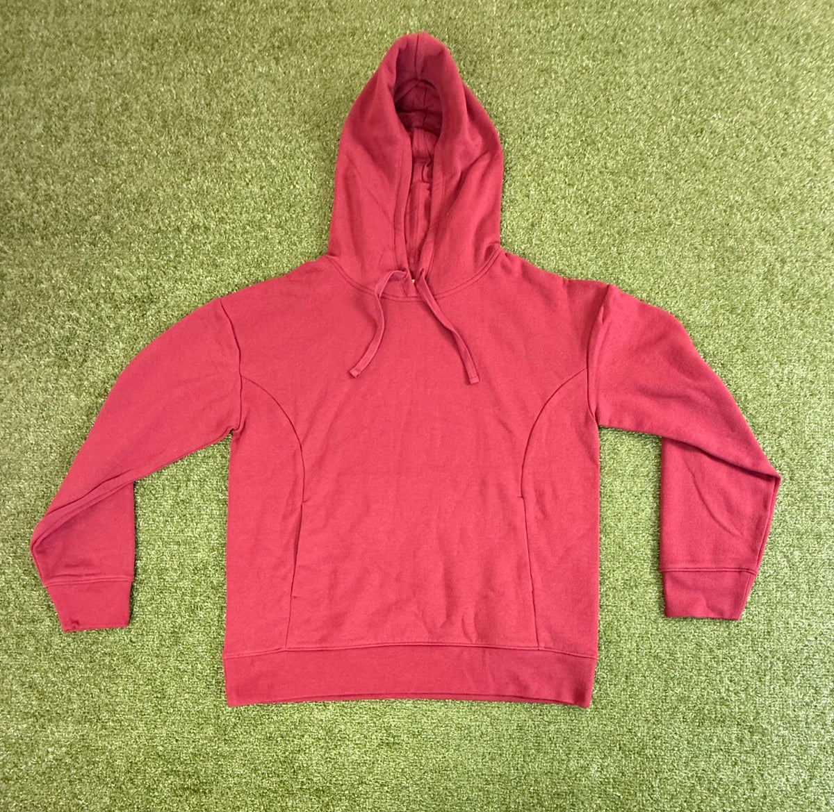 Undecorated Long Sleeve Fleece Pullover Hood