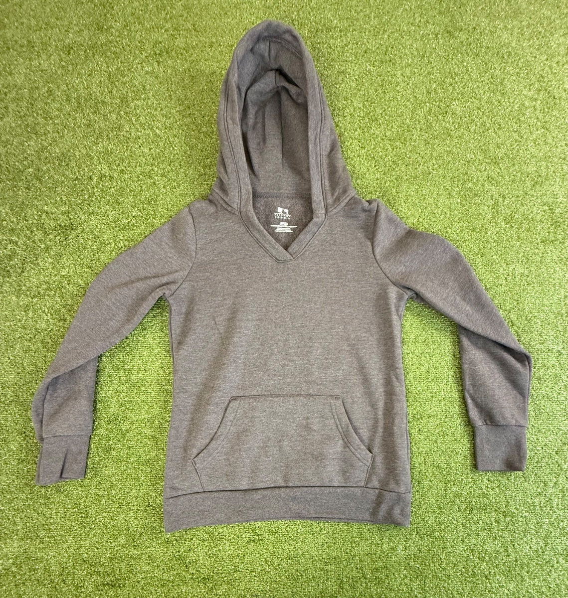 Undecorated Women's Long Sleeve Crossover Neck Top