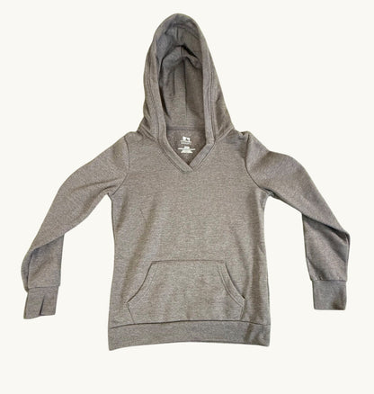 Top de manga larga con cuello cruzado para mujer