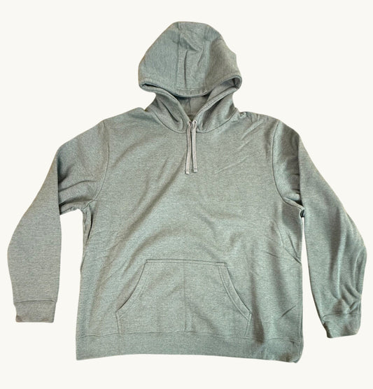 Sudadera con capucha de felpa brezo verde oscuro