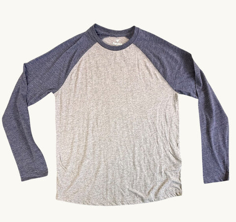 Two-Tone Long Sleeve Raglan Tee