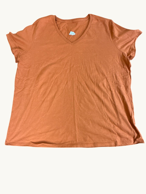 Texas Orange V-Neck Tee (Extended Sizes)