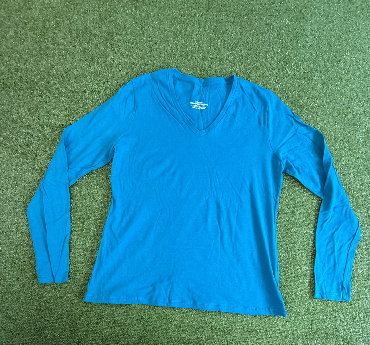 Undecorated Long Sleeve V-Neck Tee