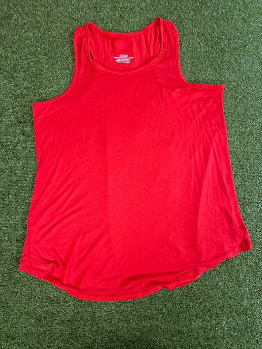 Athletic Red Loose Fit Sweatshirt