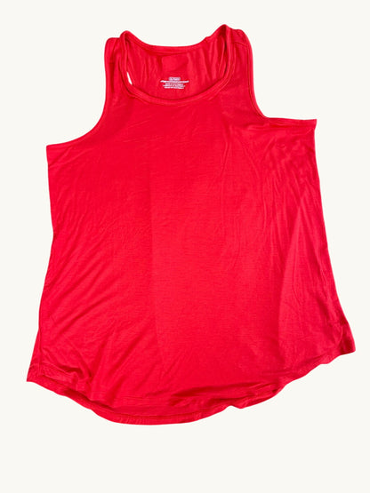 Sudadera Atlética Roja de Corte Holgado