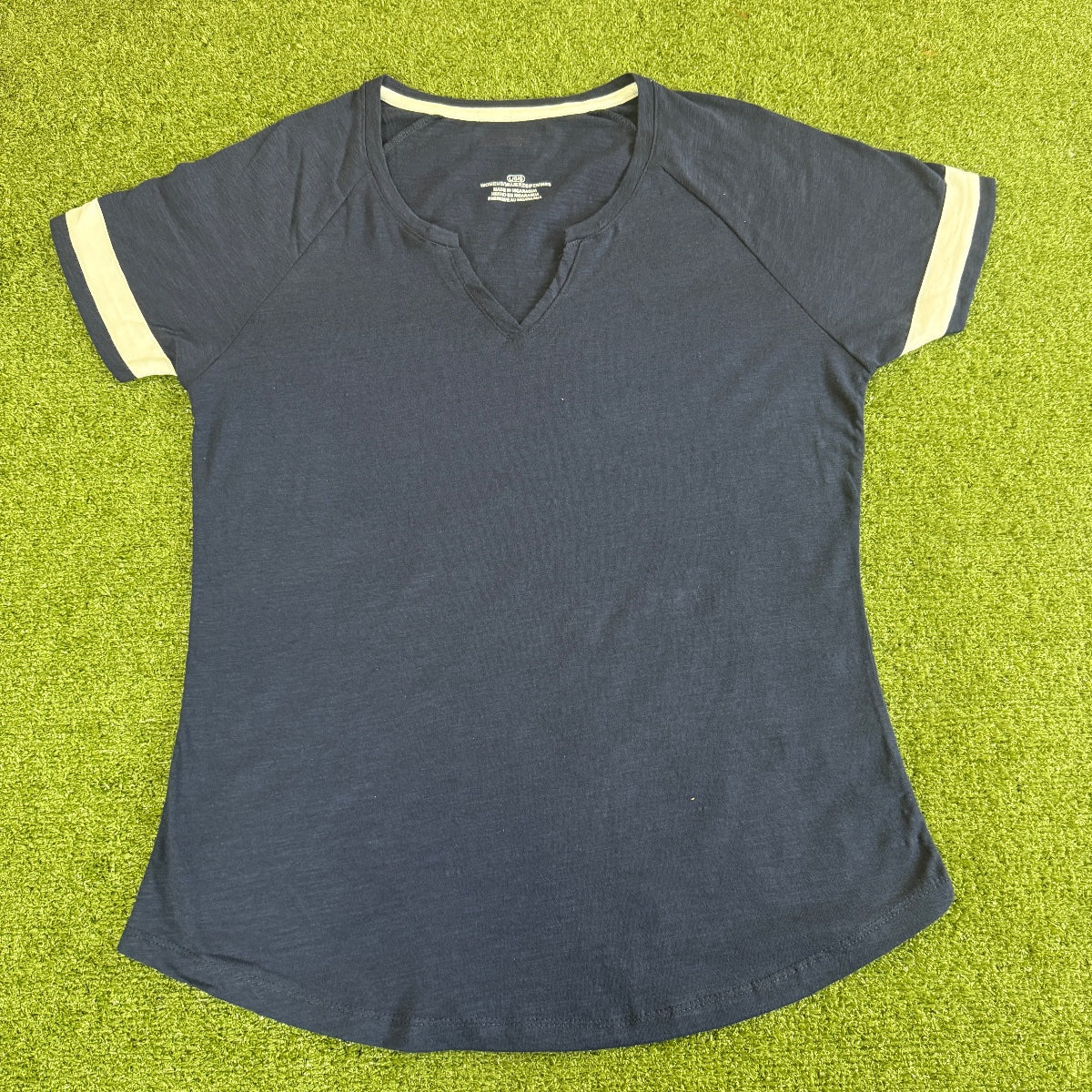 Undecorated Women's Short Sleeve Notch Neck Tee