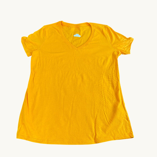 Camiseta de manga corta con cuello en V (Tallas grandes)