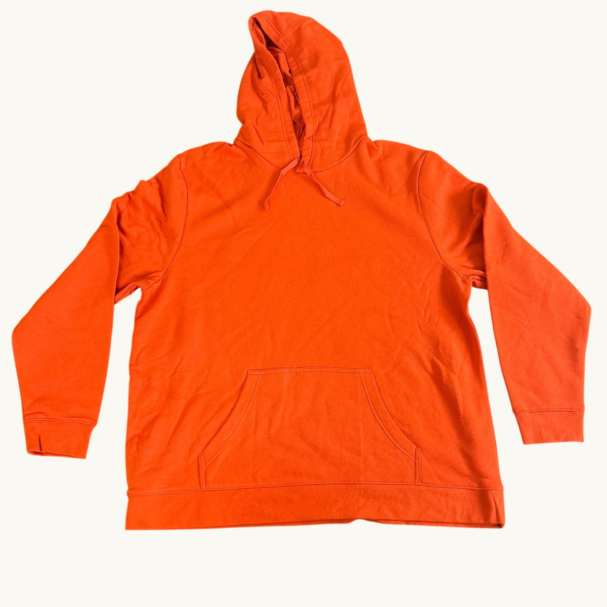 Forro polar clásico naranja de manga larga