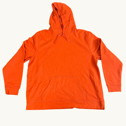 Forro polar clásico naranja de manga larga