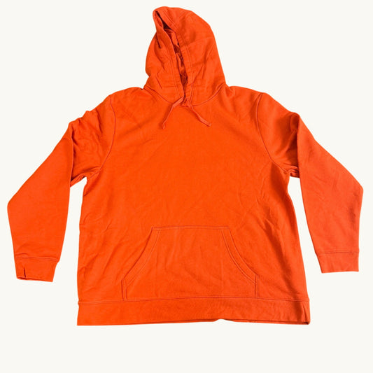 Classic Orange Long Sleeve Pullover Fleece