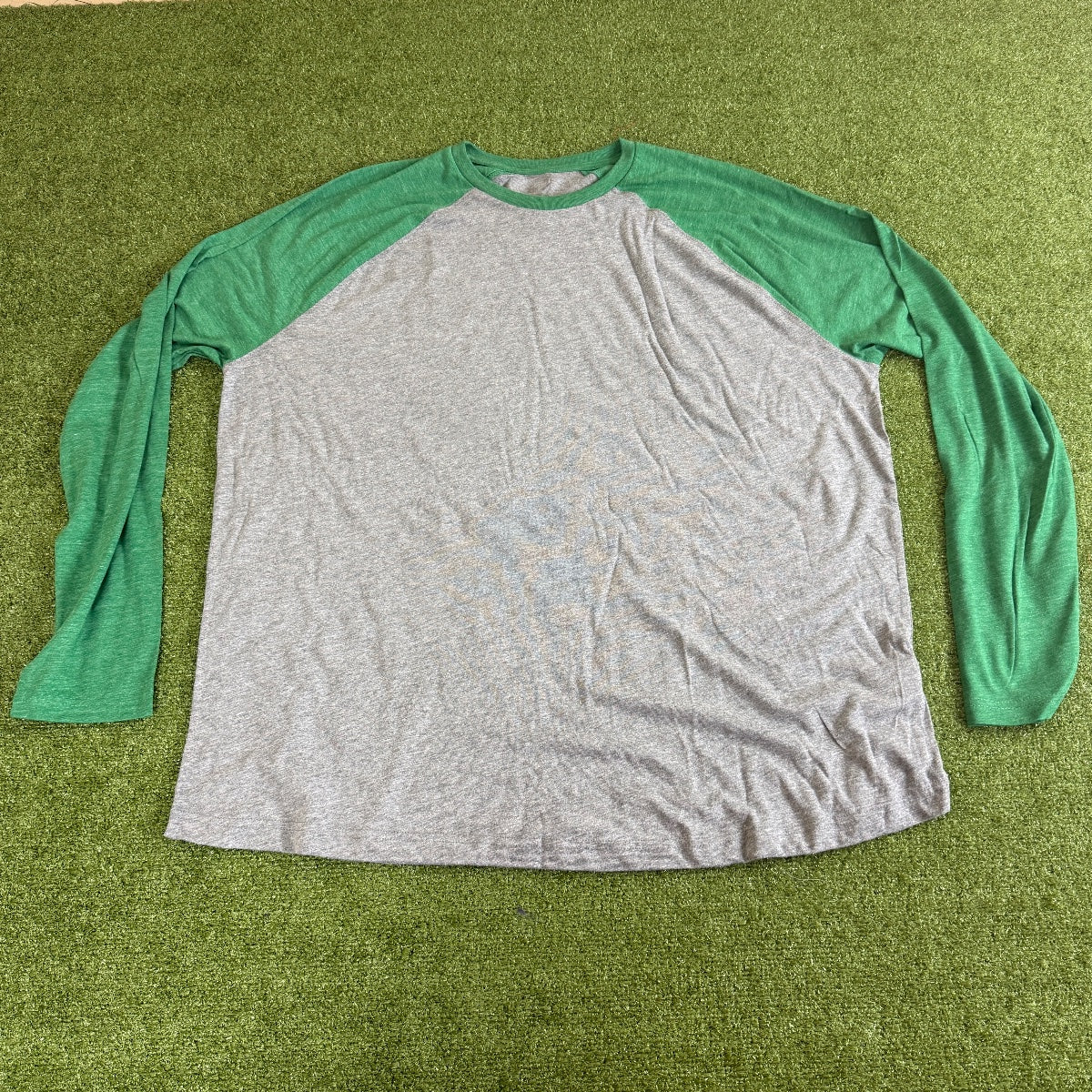 Undecorated Adult Long Sleeve Raglan Tee
