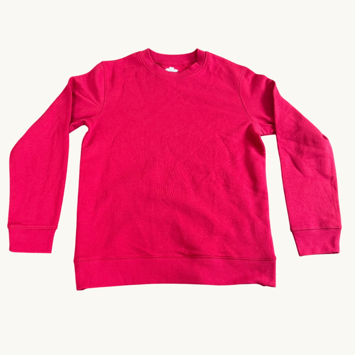Acrylic/Cotton Turtleneck Fleece Sweatshirt