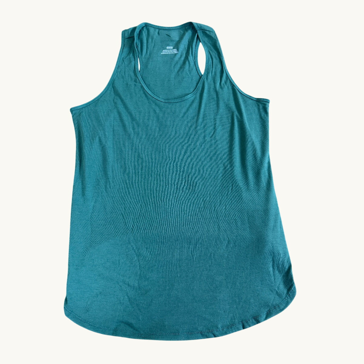 Camiseta sin mangas ligera con cuello redondo y espalda de nadador