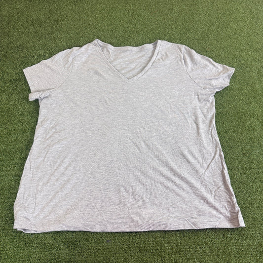 Short Sleeve V-Neck Tee – Extended Sizes