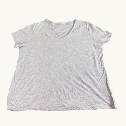 Camiseta Heather con cuello de pico (tallas grandes)