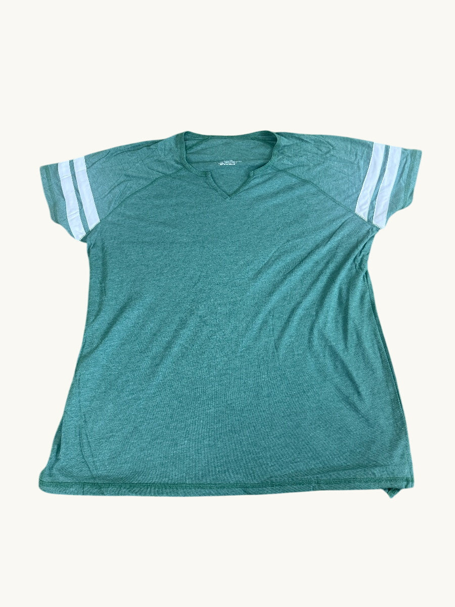 Camiseta Raglán con Cuello en V Deportivo