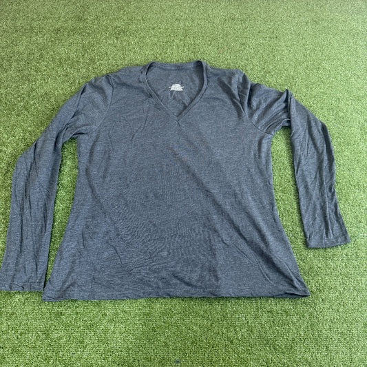 Gildan 2810 Long Sleeve V-Neck Tee