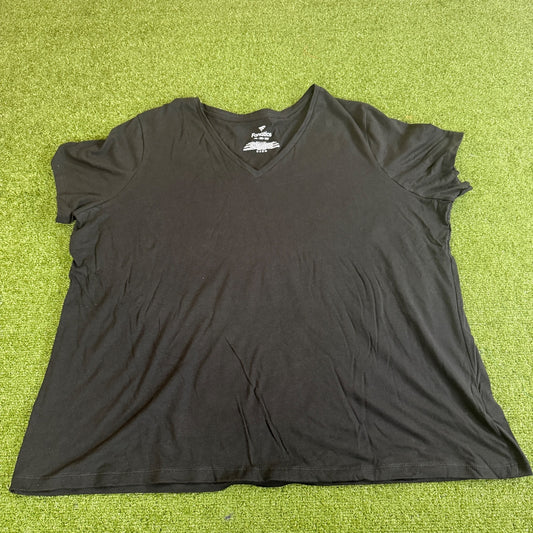 Short Sleeve V-Neck Tee (Plus Sizes)