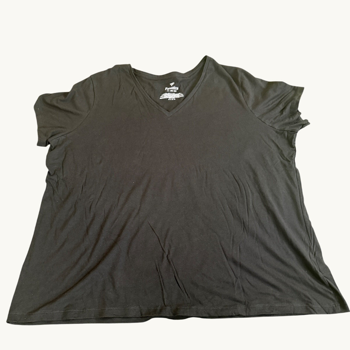 Camiseta de manga corta con cuello de pico (tallas grandes)