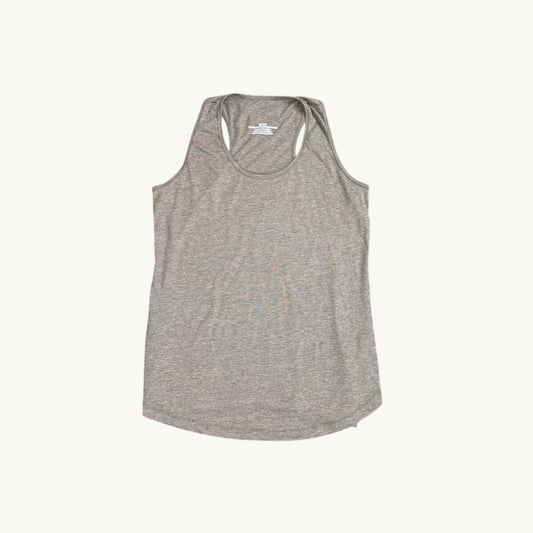 Camiseta sin mangas tipo racerback jaspeada para mujer