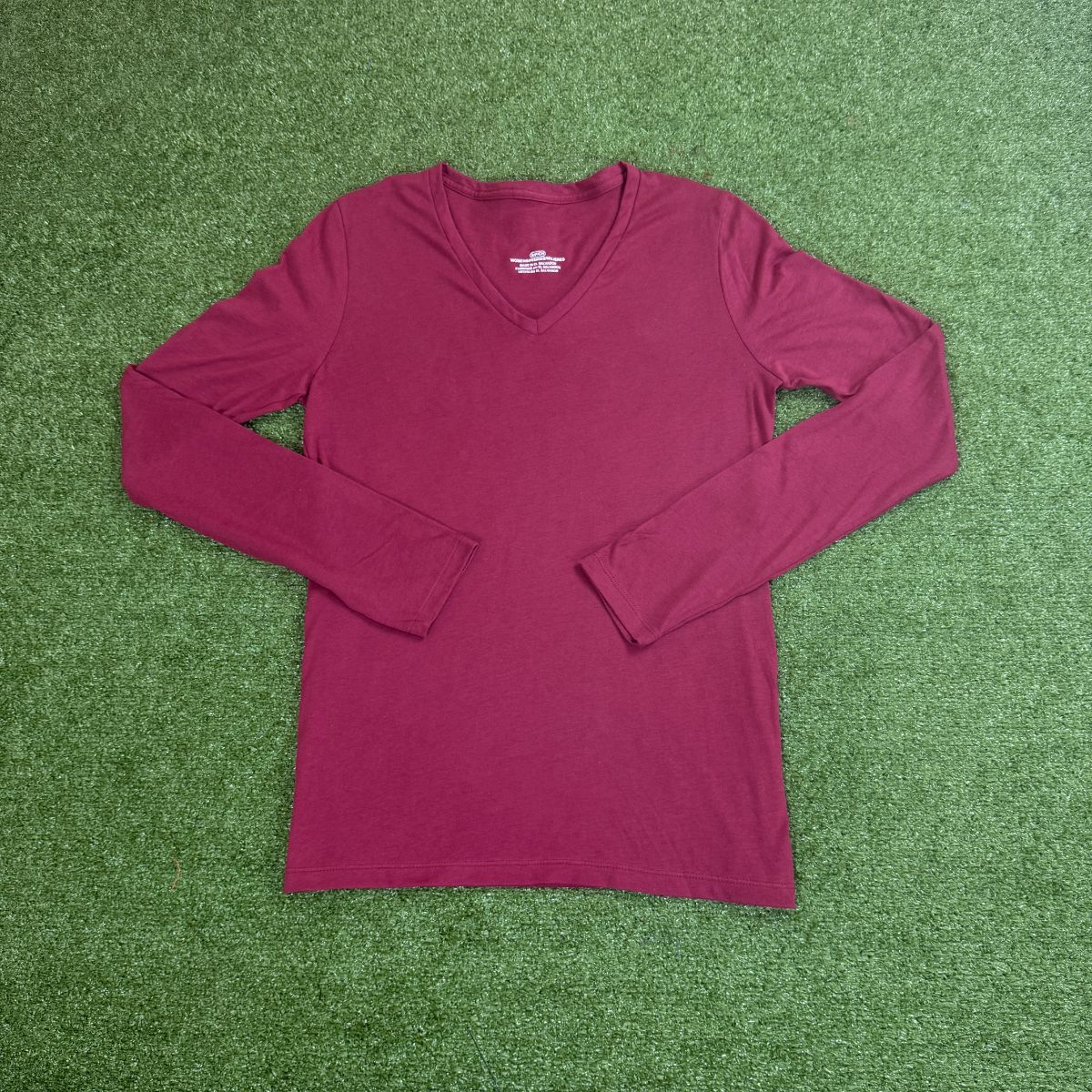 Undecorated Long Sleeve V-Neck Tee