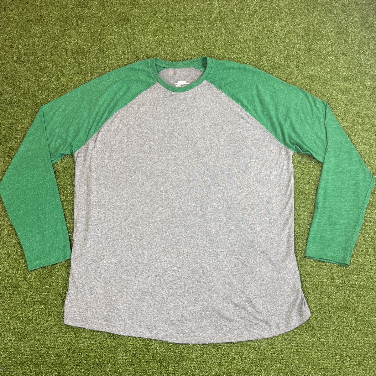 Undecorated Adult Long Sleeve Raglan Tee