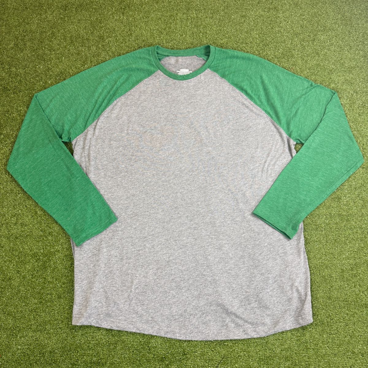 Undecorated Adult Long Sleeve Raglan Tee