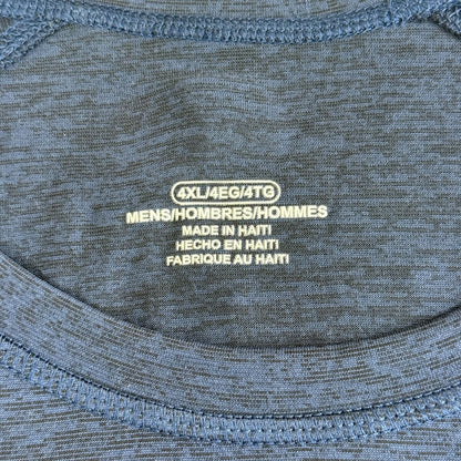Sudadera raglán de cuello redondo con rayas en azul marino (Tallas grandes)