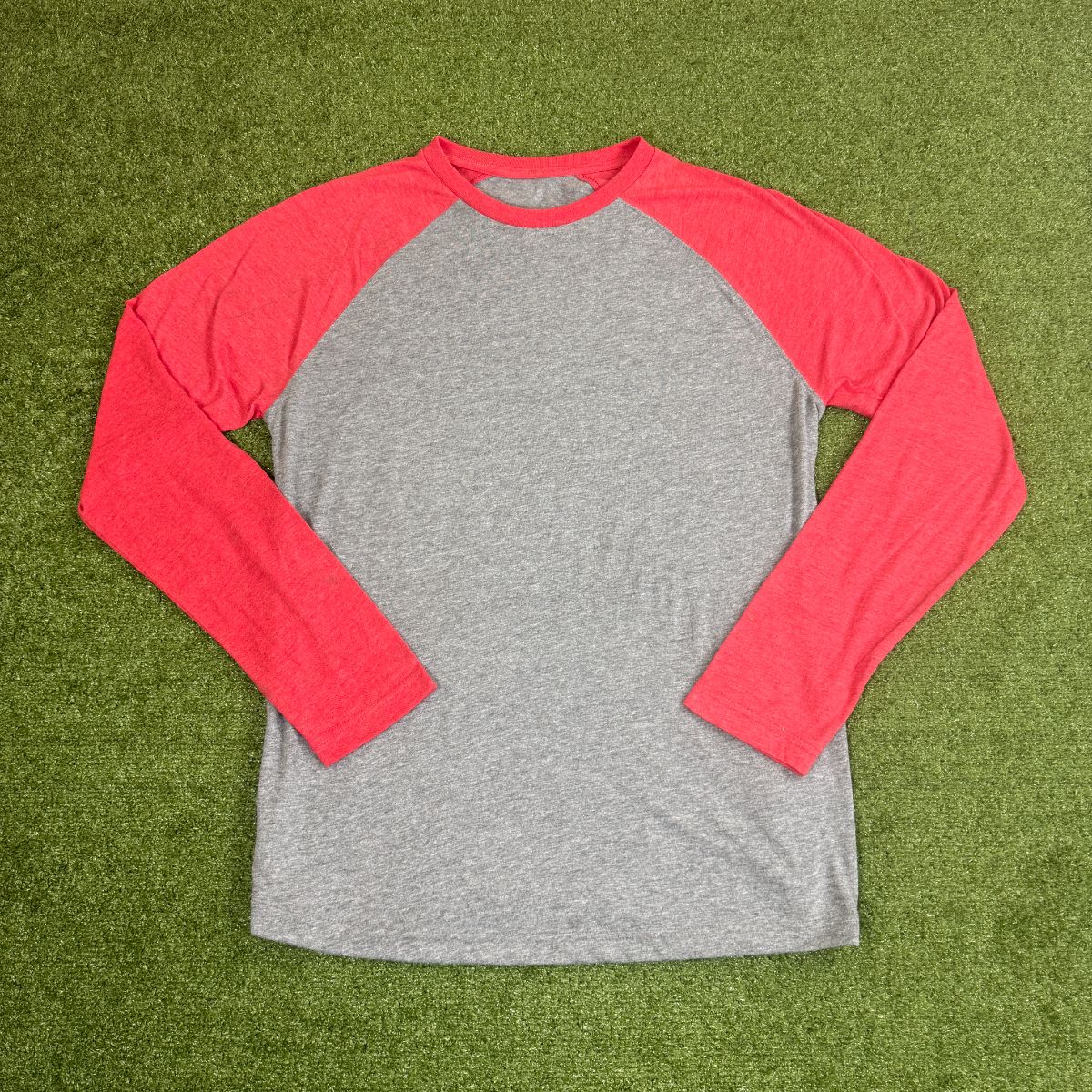 Undecorated Adult Long Sleeve Raglan Tee