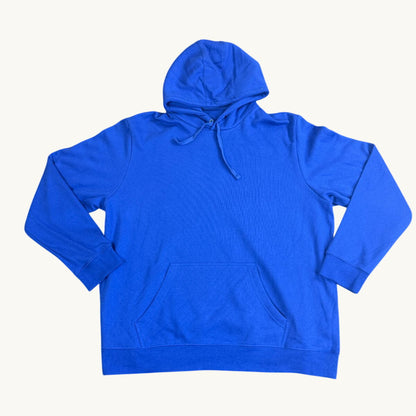 Sudadera con Capucha Profunda Azul Rey para Bebé