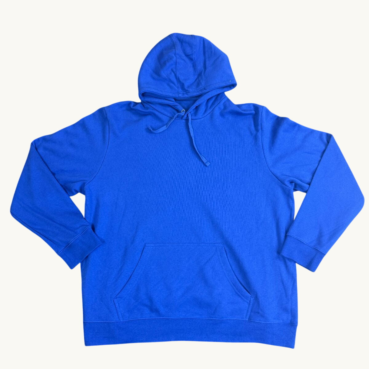 Sudadera con Capucha Profunda Azul Rey para Bebé