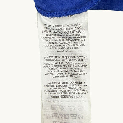Sudadera con Capucha Profunda Azul Rey para Bebé